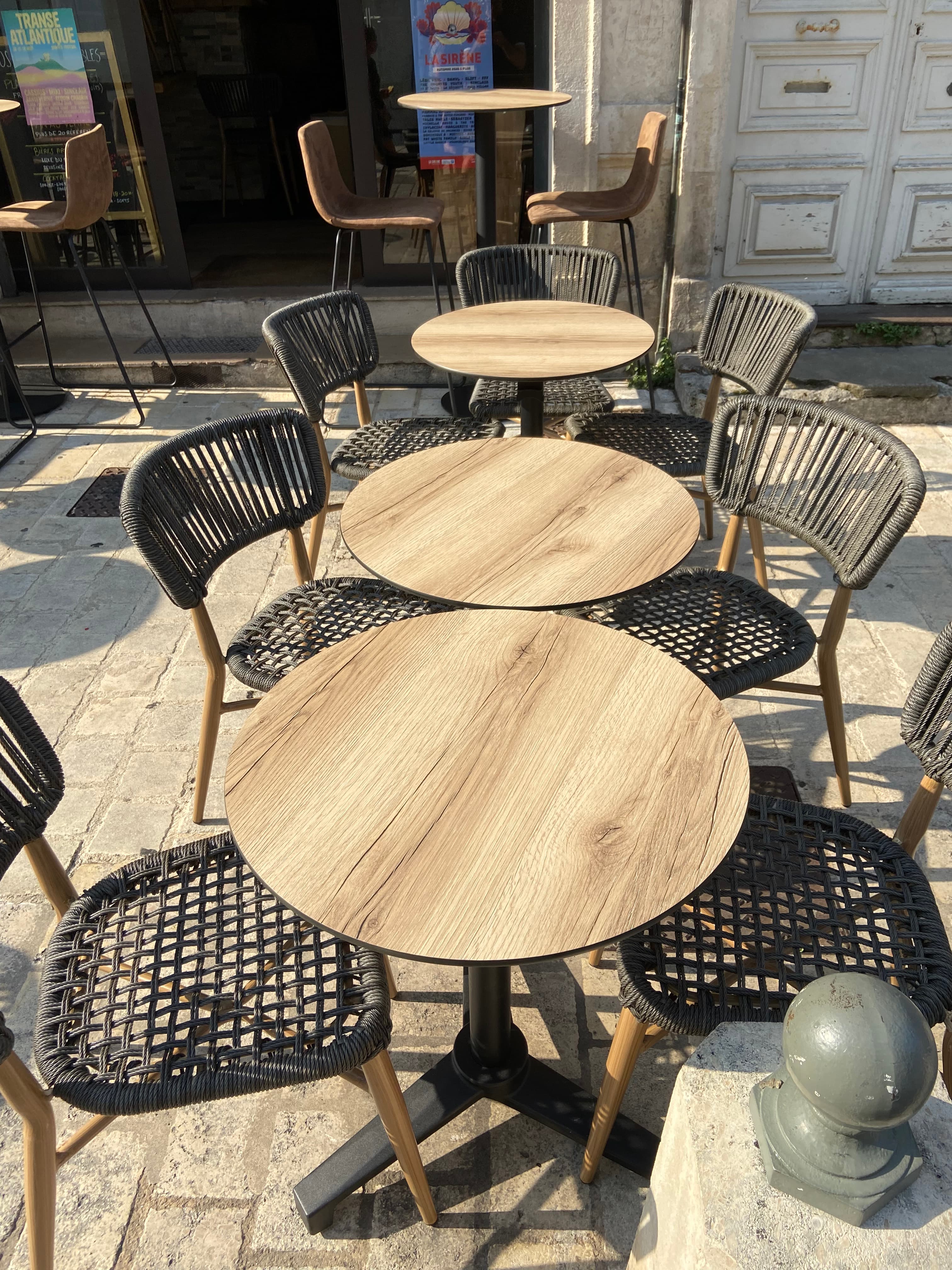 Nouvelle terrasse de Bacchus & Cie